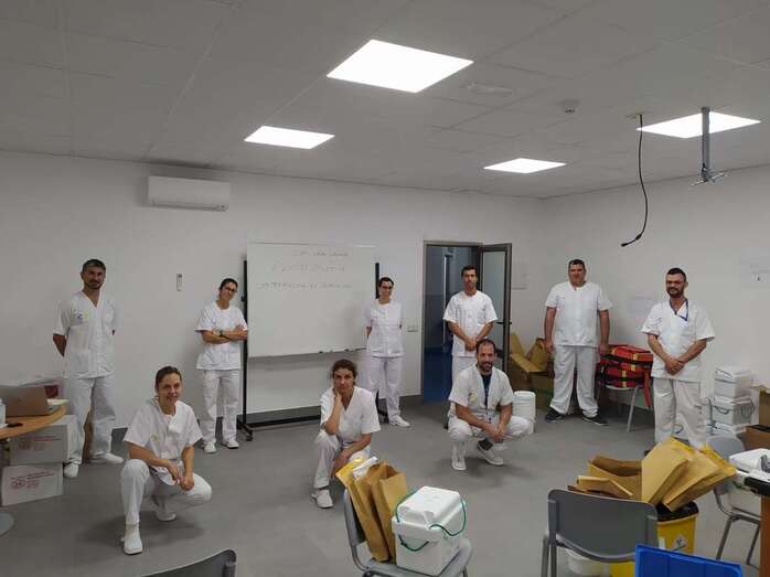 Equipos para la atención domiciliaria a los enfermos de coronavirus (Foto TA)